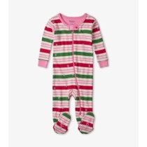Hatley Candy Stripes Footed Coverall