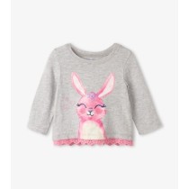 Hatley Cute Bunny Long Sleeve Baby T-Shirt