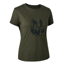 Deerhunter Ladies T-Shirt With Deerhunter shield