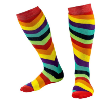 Squelch Grown Ups Diagonal Rainbows Welly Socks (O/S) (5060679720895)