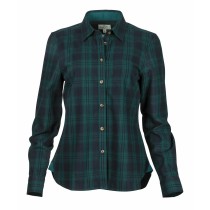 Hoggs Of Fife Beth Ladies Cotton Shirt (Size UK 12) (BLACKWATCH CHECK) (LDST/BH/12)