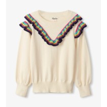 Hatley Rainbow Ruffle Sweater